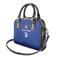 Custom Fijian Football Shoulder Handbag Tapa Pattern and Shark Tribal