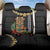 Hawaii Plumeria Lei Back Car Seat Cover Tiki and Kakau Pattern Black Color LT03