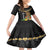 Hawaii Plumeria Lei Family Matching Tank Maxi Dress and Hawaiian Shirt Tiki and Kakau Pattern Black Color