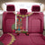 Hawaii Plumeria Lei Back Car Seat Cover Tiki and Kakau Pattern Pink Color LT03