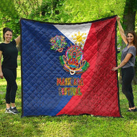 Philippines MassKara Quilt Filipino Carnival Mask and Polynesian Pattern