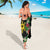 Tropical Hawaii and Philippines Sarong Kanaka Maoli and Sun Badge Batok Tattoo Colorful