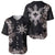 Tropical Hawaii and Philippines Baseball Jersey Kanaka Maoli and Sun Badge Batok Tattoo Grayscale