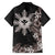 Tropical Hawaii and Philippines Family Matching Tank Maxi Dress and Hawaiian Shirt Kanaka Maoli and Sun Badge Batok Tattoo Grayscale