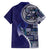 Samoan Siapo Art Tattoo Polynesian Pattern Family Matching Puletasi and Hawaiian Shirt Navy Color - Polynesian Pride