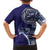 Samoan Siapo Art Tattoo Polynesian Pattern Family Matching Summer Maxi Dress and Hawaiian Shirt Navy Color - Polynesian Pride