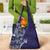 Samoan Siapo Art Tattoo Polynesian Pattern Grocery Bag Navy Color - Polynesian Pride