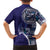 Samoan Siapo Art Tattoo Polynesian Pattern Kid Hawaiian Shirt Navy Color - Polynesian Pride