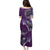 Samoan Siapo Art Tattoo Polynesian Pattern Family Matching Puletasi and Hawaiian Shirt Purple Color - Polynesian Pride