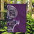 Samoan Siapo Art Tattoo Polynesian Pattern Garden Flag Purple Color - Polynesian Pride