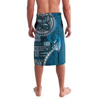Samoan Siapo Art Tattoo Polynesian Pattern Lavalava Teal Color - Polynesian Pride