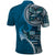 Samoan Siapo Art Tattoo Polynesian Pattern Polo Shirt Teal Color - Polynesian Pride