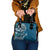 Samoan Siapo Art Tattoo Polynesian Pattern Shoulder Handbag Teal Color - Polynesian Pride