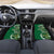 Samoan Siapo Art Tattoo Polynesian Pattern Car Mats Green Color - Polynesian Pride