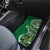 Samoan Siapo Art Tattoo Polynesian Pattern Car Mats Green Color - Polynesian Pride