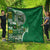Samoan Siapo Art Tattoo Polynesian Pattern Quilt Green Color - Polynesian Pride