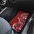 Samoan Siapo Art Tattoo Polynesian Pattern Car Mats Red Color - Polynesian Pride