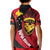 Papua New Guinea Mask Festival Kid Polo Shirt Papua Niugini Tribe Mask Melanesian Pattern
