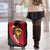 Papua New Guinea Mask Festival Luggage Cover Papua Niugini Tribe Mask Melanesian Pattern
