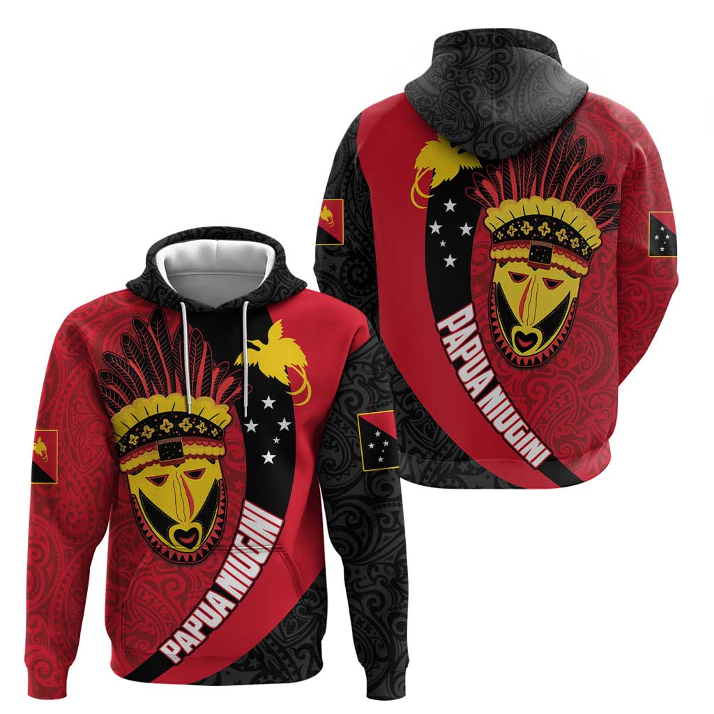 Papua New Guinea Mask Festival Zip Hoodie Papua Niugini Tribe Mask Melanesian Pattern LT03 - Polynesian Pride