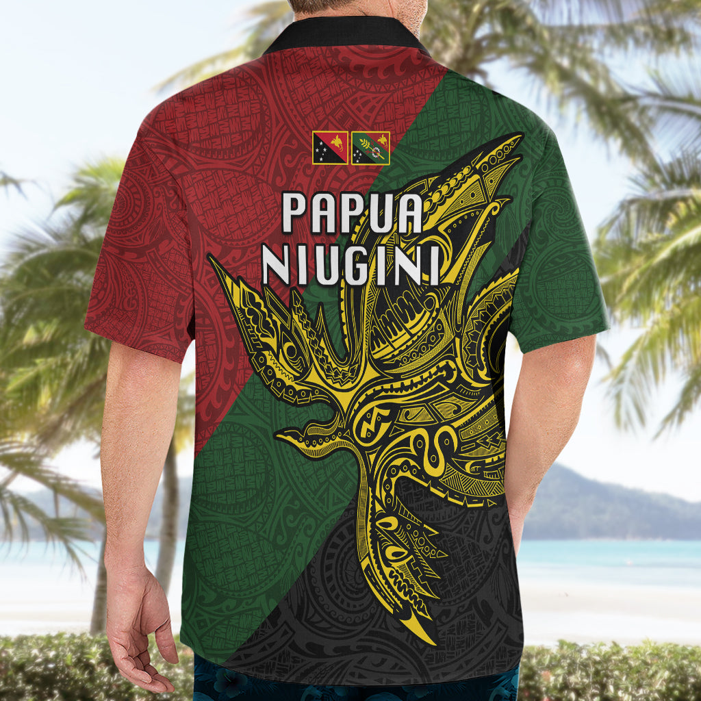 Papua New Guinea Chimbu Province Hawaiian Shirt PNG Birds Of Paradise Polynesian Arty Style LT03 - Polynesian Pride
