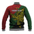 Custom Papua New Guinea Chimbu Province Baseball Jacket PNG Birds Of Paradise Polynesian Arty Style LT03 - Polynesian Pride