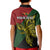 Custom Papua New Guinea Chimbu Province Kid Polo Shirt PNG Birds Of Paradise Polynesian Arty Style LT03 - Polynesian Pride