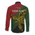 Custom Papua New Guinea Chimbu Province Long Sleeve Button Shirt PNG Birds Of Paradise Polynesian Arty Style LT03 - Polynesian Pride