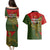 Papua New Guinea Eastern Highlands Province Couples Matching Puletasi Dress and Hawaiian Shirt PNG Birds Of Paradise Polynesian Arty Style LT03 - Polynesian Pride