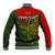 Custom Papua New Guinea Eastern Highlands Province Baseball Jacket PNG Birds Of Paradise Polynesian Arty Style LT03 - Polynesian Pride