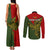 Custom Papua New Guinea Eastern Highlands Province Couples Matching Tank Maxi Dress and Long Sleeve Button Shirts PNG Birds Of Paradise Polynesian Arty Style LT03 - Polynesian Pride