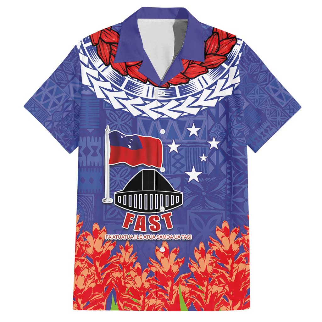 FAST Party Samoa Family Matching Off Shoulder Maxi Dress and Hawaiian Shirt Ula Fala Teuila Polynesian Tapa Pattern