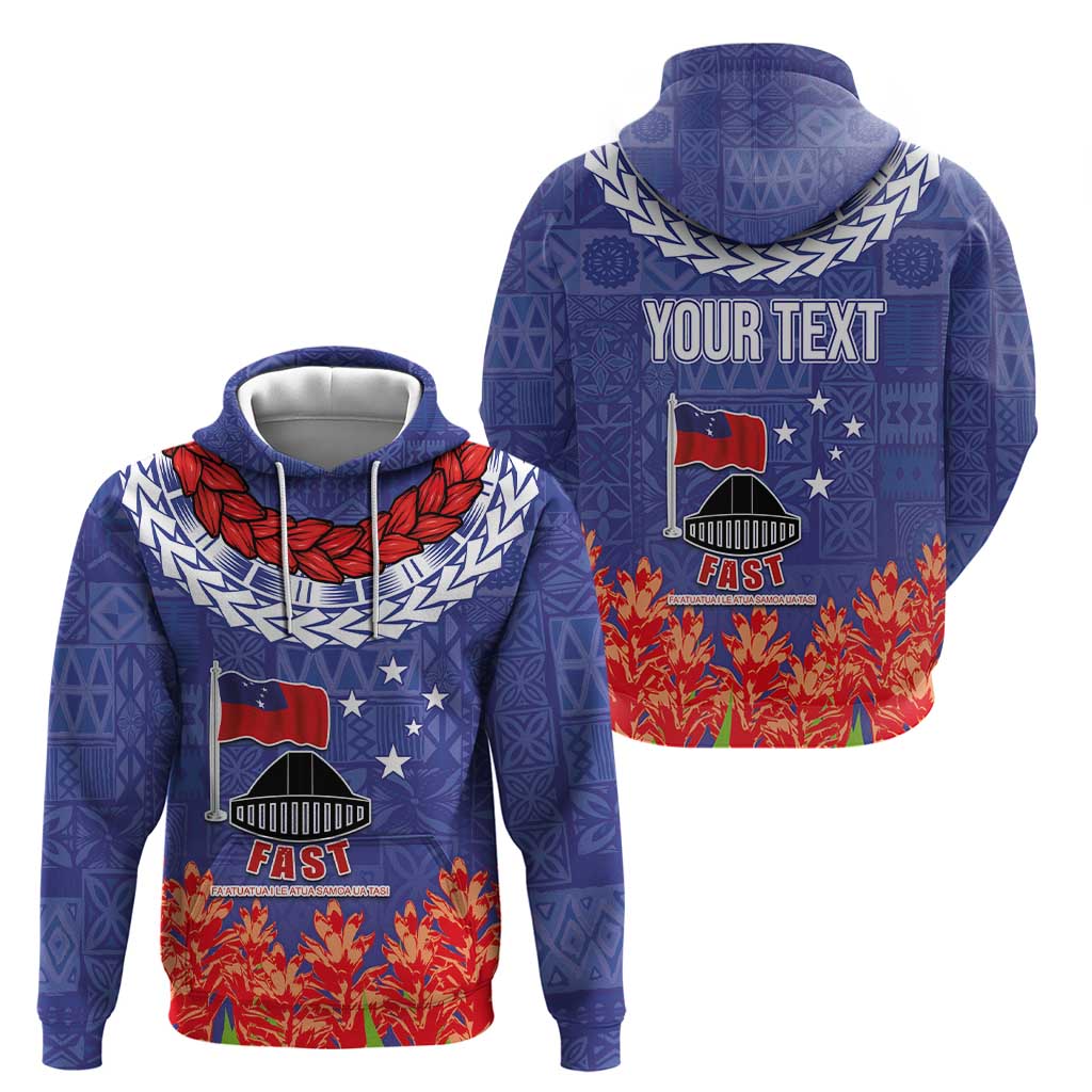 FAST Party Samoa Hoodie Ula Fala Teuila Polynesian Tapa Pattern LT03 - Polynesian Pride