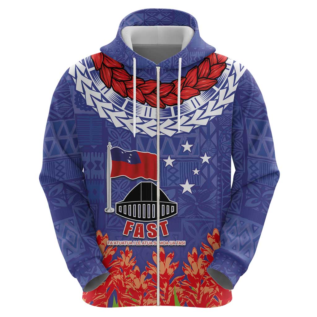 FAST Party Samoa Hoodie Ula Fala Teuila Polynesian Tapa Pattern LT03 - Polynesian Pride