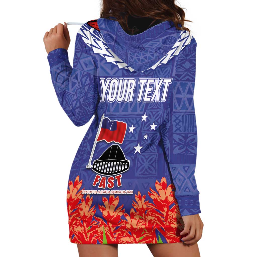FAST Party Samoa Hoodie Dress Ula Fala Teuila Polynesian Tapa Pattern LT03 - Polynesian Pride