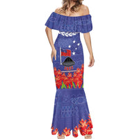 FAST Party Samoa Mermaid Dress Ula Fala Teuila Polynesian Tapa Pattern LT03 - Polynesian Pride