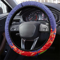 FAST Party Samoa Steering Wheel Cover Ula Fala Teuila Polynesian Tapa Pattern LT03 - Polynesian Pride