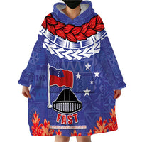 FAST Party Samoa Wearable Blanket Hoodie Ula Fala Teuila Polynesian Tapa Pattern LT03 - Polynesian Pride