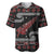 New Zealand Christmas Baseball Jersey Meri Kirihimete Silver Fern Knit Style Red Color - Polynesian Pride