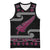 New Zealand Christmas Basketball Jersey Meri Kirihimete Silver Fern Knit Style Pink Color - Polynesian Pride