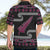 New Zealand Christmas Hawaiian Shirt Meri Kirihimete Silver Fern Knit Style Pink Color - Polynesian Pride