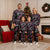 New Zealand Christmas Pajama Set Meri Kirihimete Silver Fern Knit Style Pink Color - Polynesian Pride