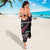 New Zealand Christmas Sarong Meri Kirihimete Silver Fern Knit Style Pink Color - Polynesian Pride