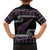 New Zealand Christmas Hawaiian Shirt Meri Kirihimete Silver Fern Knit Style Purple Color - Polynesian Pride