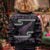 New Zealand Christmas Kid Ugly Christmas Sweater Meri Kirihimete Silver Fern Knit Style Purple Color - Polynesian Pride