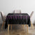 New Zealand Christmas Tablecloth Meri Kirihimete Silver Fern Knit Style Purple Color - Polynesian Pride