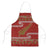 New Zealand Christmas Apron Meri Kirihimete Silver Fern Knit Style Green Color - Polynesian Pride