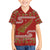 New Zealand Christmas Family Matching Off Shoulder Short Dress and Hawaiian Shirt Meri Kirihimete Silver Fern Knit Style Green Color - Polynesian Pride