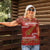 New Zealand Christmas Women Polo Shirt Meri Kirihimete Silver Fern Knit Style Green Color - Polynesian Pride