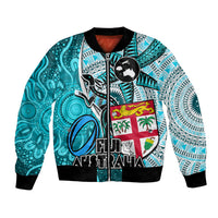fiji-australia-rugby-bomber-jacket-kangaroo-and-palm-tree-blue-tapa-pattern-mix-aboriginal